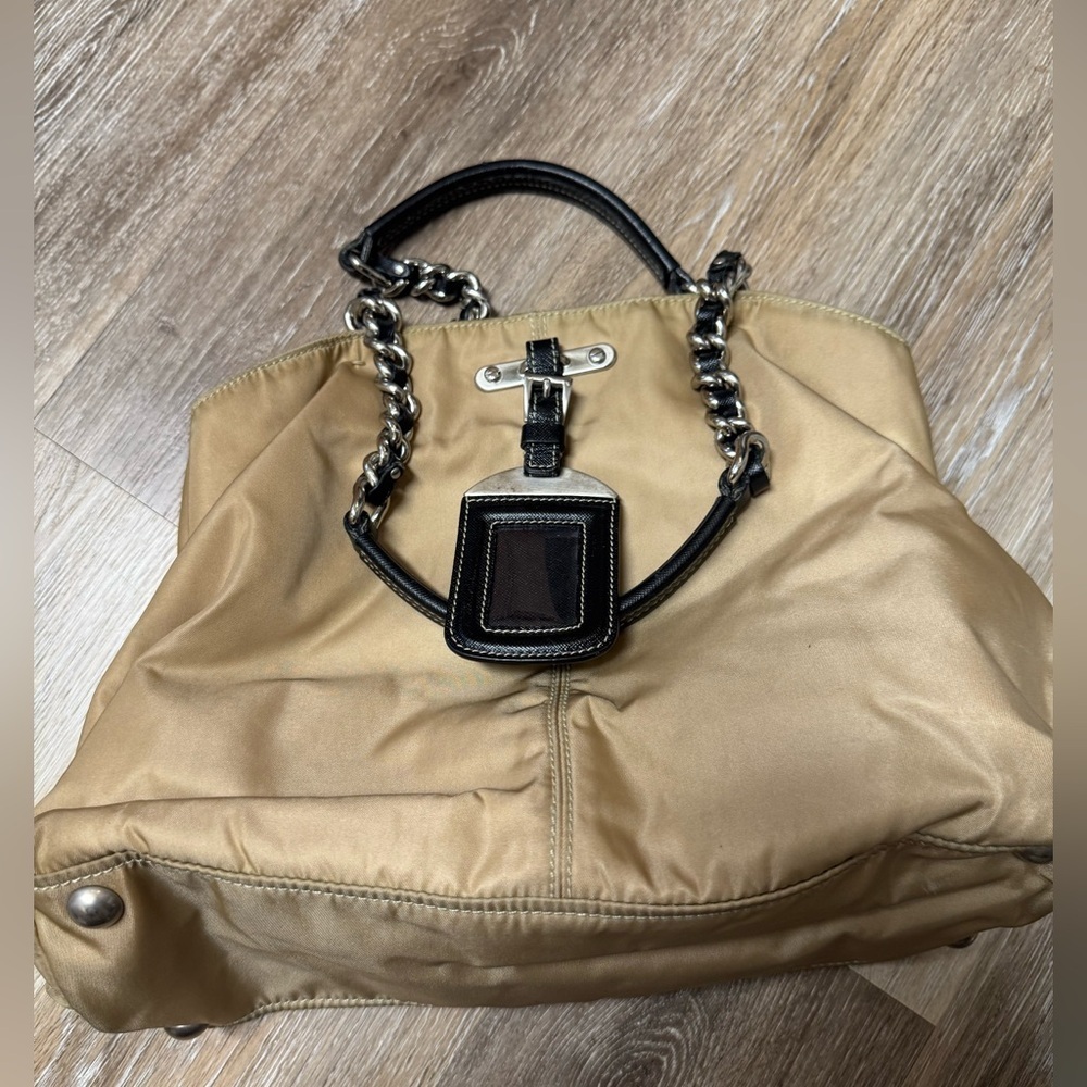 PRADA —Tessuto chain shoulder bag - Picture 12 of 16